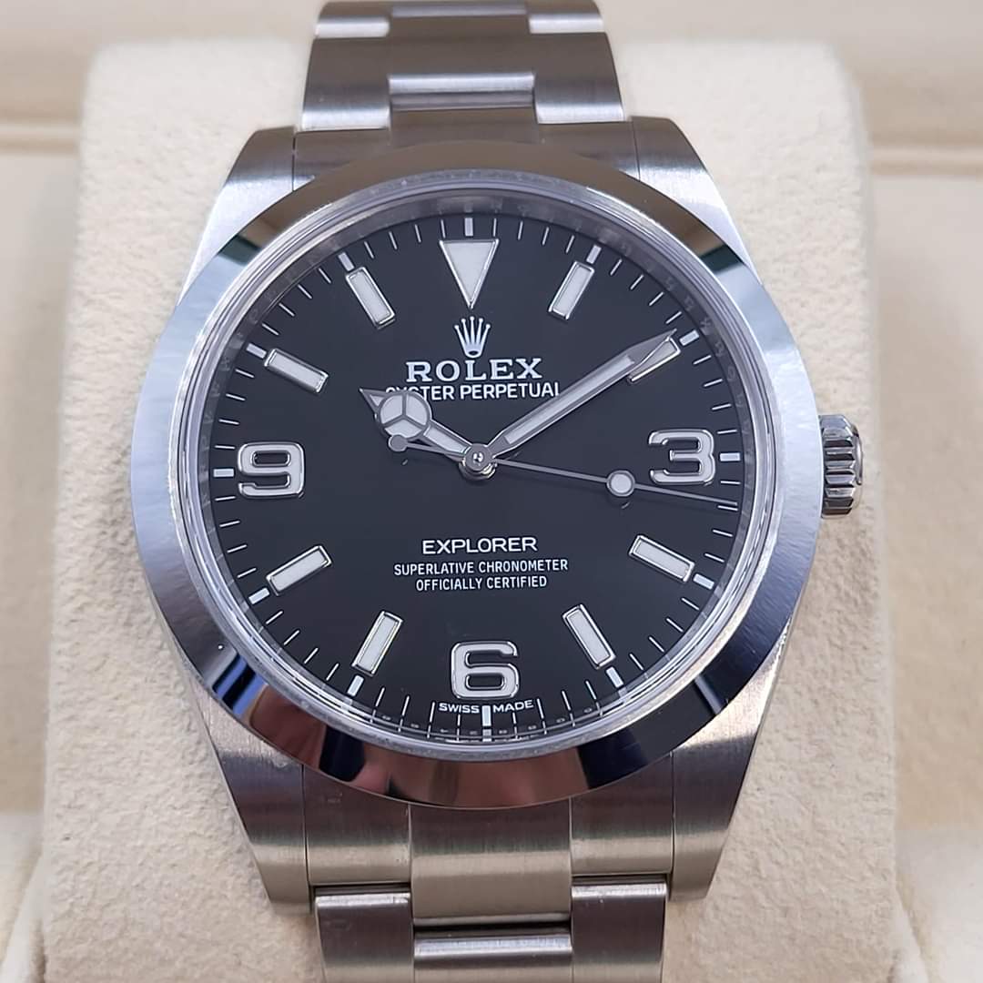 Rolex explorer 214270 39mm full set 2018