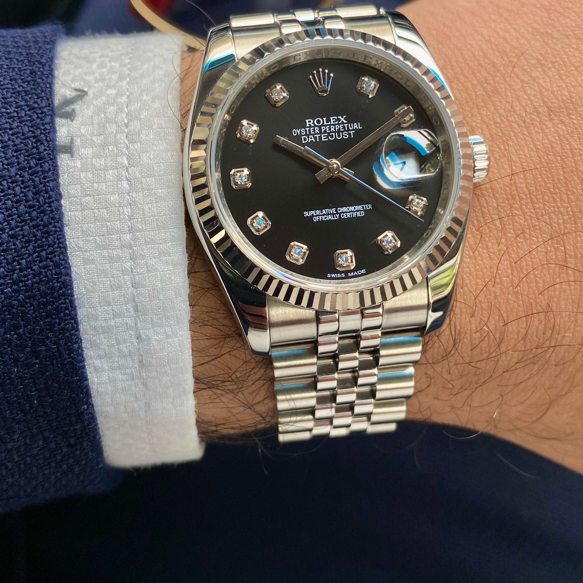 Rolex Datejust 116234 Diamond factory diamond dial